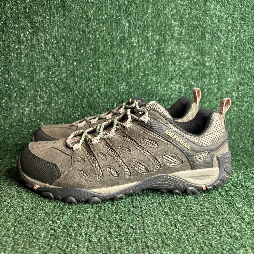 Merrell Waterproof Suede Mesh Air Cushion Gorpcore‎ Hiking Shoes Brown Womens 11